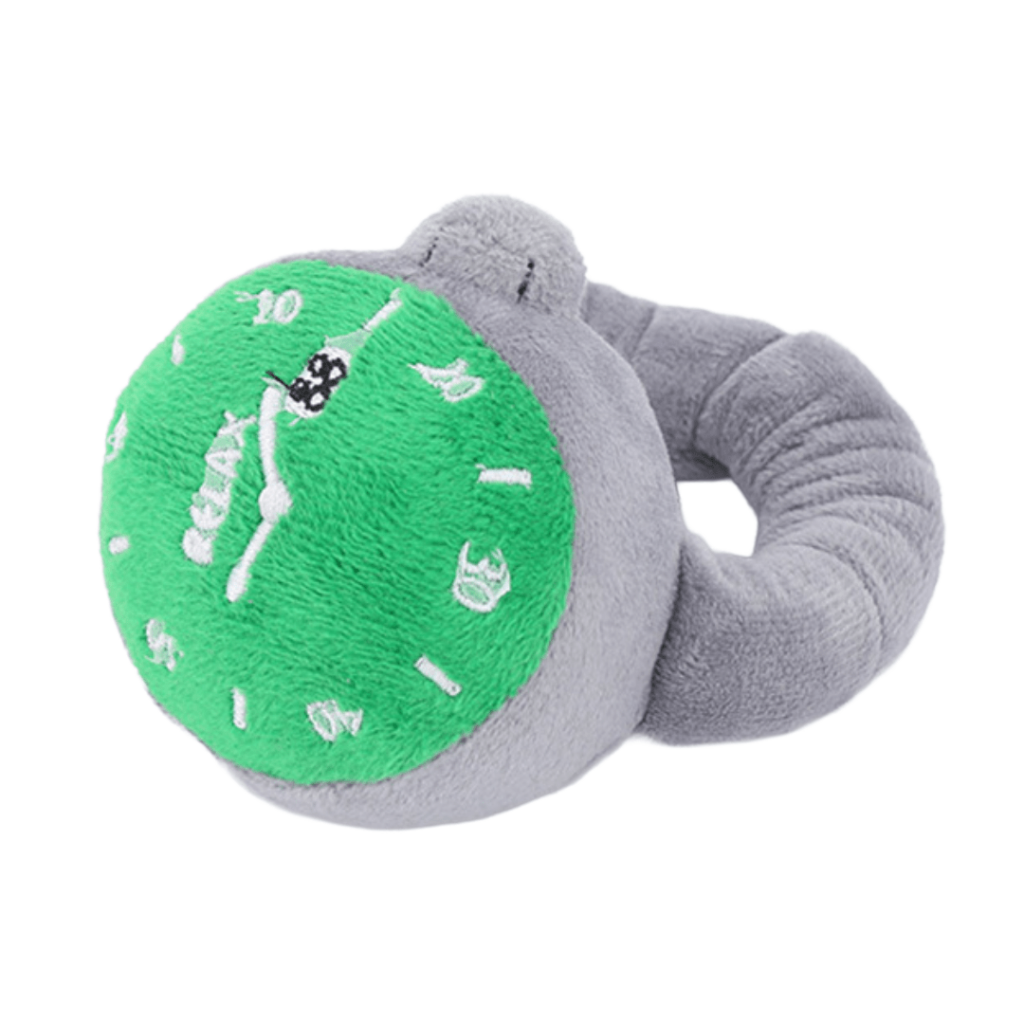‘Rolex’ Relax Plush Watch Squeaky Bite Funny Dog Toy for Medium Dog and Small Dog Customizable
