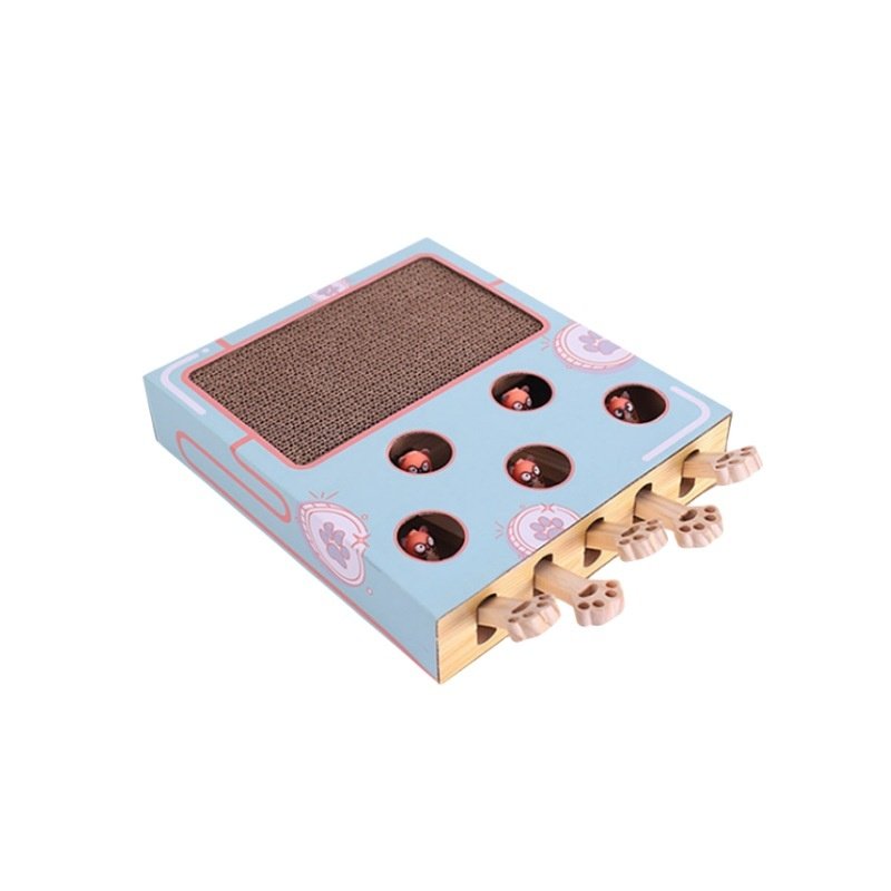 3-in-1 Cute Game Console Cat Whack-A-Mole Scratcher Toy (2 Colors)